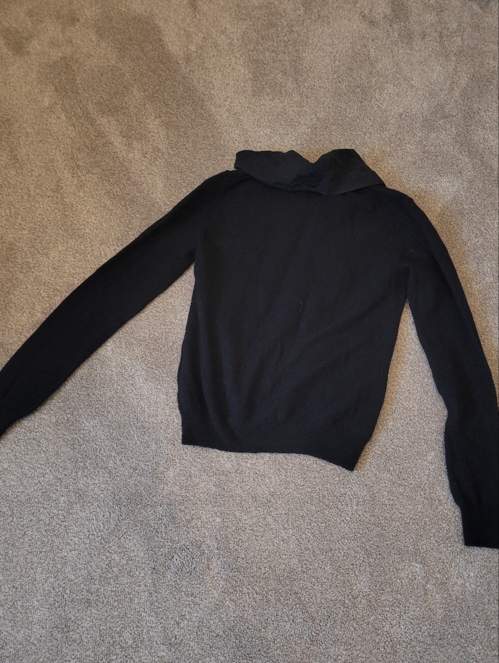 3.1 Philliph Lim Womens Black Merino Wool Sweater Size Small - Picture 5 of 5